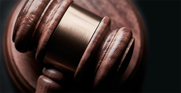 A gavel. A gavel.